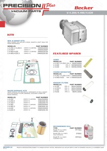Sealing ring, Aluminium, Becker, U Series, U4.70D, U4.70E, Part# 94801300000