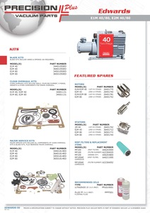 Edwards Clean & Overhaul Kit Part# 34501131