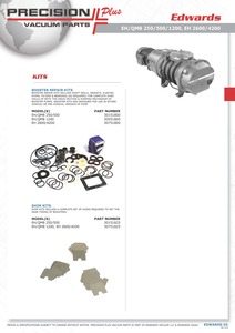 Shim Kit, Edwards EH250, EH500, QMB250, QMB500