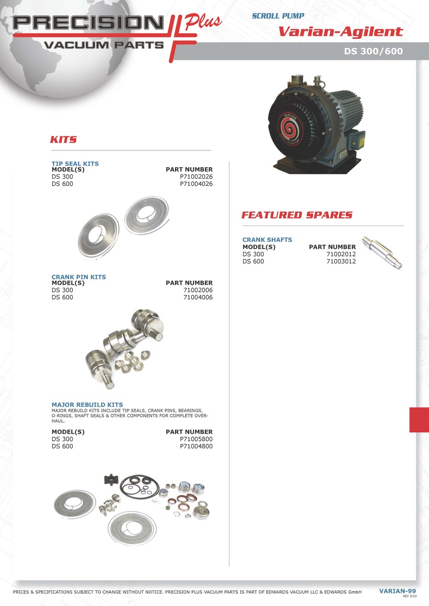 Shaft Seal, Iwata, Edwards, Part# 08804072