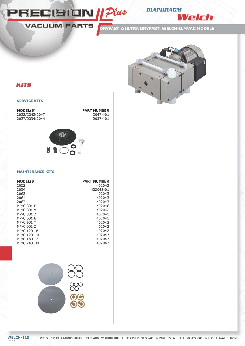 Loctite Thread lock 242, 0.5 ml, Varian-Agilent, Welch, Dryfast, Triscroll, Part# 860012
