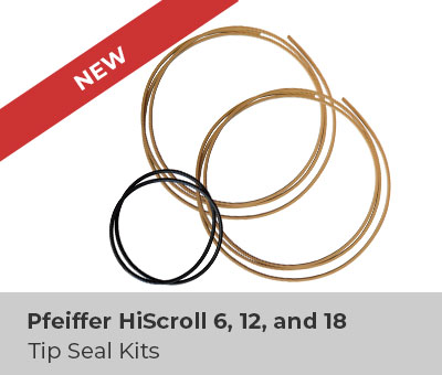Pfeiffer HiScroll 12 & 18 Tip Seal Kit Pfeiffer HiScroll 12 & 18 Tip Seal Kit