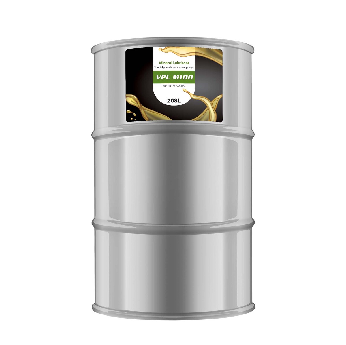 VPL M100 Mineral Vacuum Pump Oil, 208 Liter